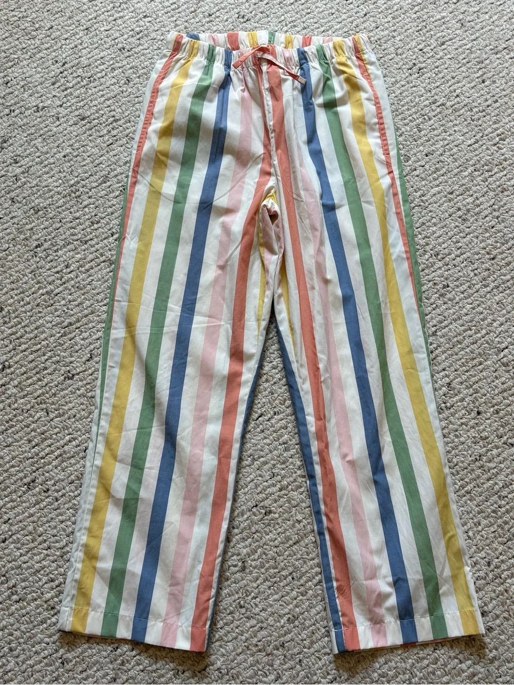 Kids Rainbow Stripe Pajama Pants - Multicolor
